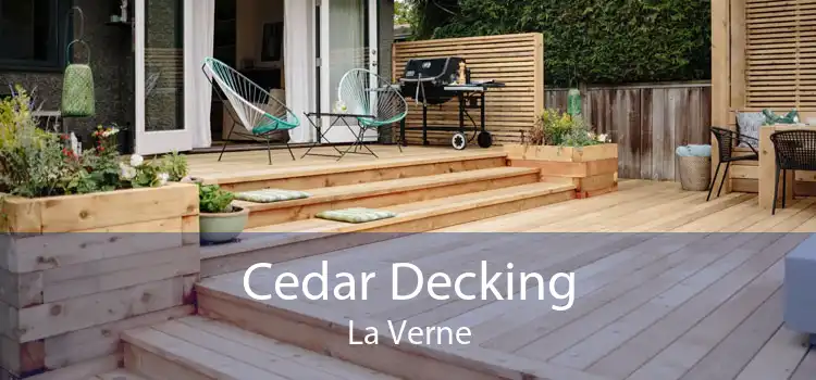 Cedar Decking La Verne