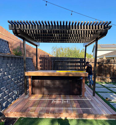 Cedar Decking in La Verne